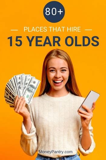Are you a motivated 15-year-old looking for your first job Whether youre saving up for a special purchase or gaining valuable work experience, there are plenty of places that hire individuals your age. . Jobs hiring 15 year olds near me